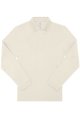 Heren Polo B&C My Polo 180 Long Sleeve Off White